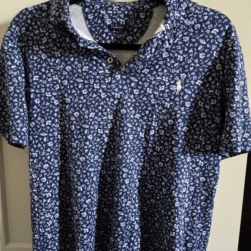 Men's Blue Polo Shirt